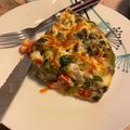 El cooksnap de Débora Cantero Martínez cuando hizo Fritatta de berenjenas y calabacín.