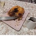 El cooksnap de Gregorio Haro cuando hizo Pollo relleno con castañas, ciruelas y piñones.