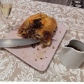 El cooksnap de Gregorio Haro cuando hizo Pollo relleno con castañas, ciruelas y piñones.