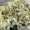 El cooksnap de Lucia Vallejos cuando hizo Espinaca con salsa blanca gratinada.