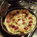 El cooksnap de Anna Bella alias Moni Argento cuando hizo Tortilla a la española con chorizo.
