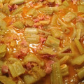 El cooksnap de Merche MR cuando hizo Cardos esparragados con chorizo picante.