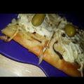 El cooksnap de calu-calita cuando hizo Pizza especial de pollo y jamón.