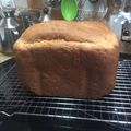 El cooksnap de silvia cuando hizo Hogaza de pan dulce de leche y huevo 🍞 en panificadora del Lidl 2020.