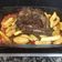 El cooksnap de Arcadio Delgado cuando hizo Aguja de ternera al horno con patatas panaderas.