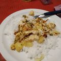 El cooksnap de Franco Giannotti cuando hizo Arroz con pollo y verduras.