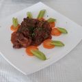El cooksnap de Mayra Carcelen cuando hizo Estofado de osobuco.