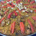 El cooksnap de mis-cocteles cuando hizo Paella de conejo.