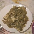 El cooksnap de Ari Rodriguez cuando hizo Revuelto de judías verdes.