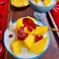 Mukti Bhargava का कुकस्नैप जब उन्होंने मैंगो क्रीम(mango cream recipe in hindi) बनाया था।