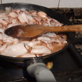El cooksnap de Rafa Zazu cuando hizo Chipirones  guisados.
