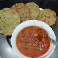 Aruna Thapar का कुकस्नैप जब उन्होंने मेथी मसाला पूरी (Methi masala Puri recipe in hindi) बनाया था।