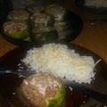 El cooksnap de MJG cuando hizo Zapallitos rellenos de carne picada y ricota.