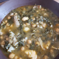 El cooksnap de Mirian Hervas cuando hizo Potaje de garbanzos, espinacas y bacalao.
