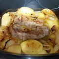 El cooksnap de Juanjo cuando hizo Solomillo de cerdo con patatas al horno.