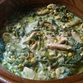 El cooksnap de Alberto cuando hizo Rajas con pechuga de pollo.