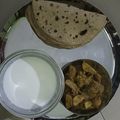 Reena Sharma's cooksnap of when they made Aloo ki sabji.
