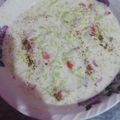 Mahreen Rauf 's cooksnap of when they made Lauki ka raita.