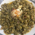 El cooksnap de Sandra Camacho Ariza cuando hizo Habas Esparragás con Huevo.