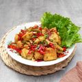 Cooksnap dari Erlina untuk resep Tahu Cabe Garam Kriuk2 Pedas 🌶🧄🌶