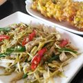 Cooksnap dari Rifi Nedra Hanum untuk resep Tumis Bunga Pepaya Teri a-la Indi