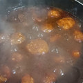 El cooksnap de AbueliCarmencita cuando hizo Albóndigas de jurel.