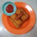 Cooksnap dari Weni Wnee untuk resep Roti Mozarella Stick