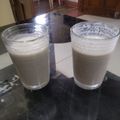 Risha Shah 's cooksnap of when they made Chikoo shake spotta.