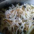 El cooksnap de Carmeta cuando hizo Pasta con champiñones, espinacas y queso de cabra.