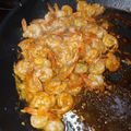 El cooksnap de Perlita cuando hizo Gambas al ajillo con destellos de vino blanco.