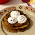 El cooksnap de Sara PA cuando hizo Tortitas fit de calabaza para Halloween🎃🥞.