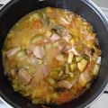El cooksnap de Ana Saldaña cuando hizo Calabazas con carne de puerco.