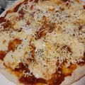 El cooksnap de María cuando hizo Pizza casera.