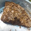 El cooksnap de Florencia Perez cuando hizo Brownie con cacao de chocolatada.