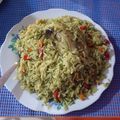 El cooksnap de wilson aragon cuando hizo Arroz con pollo.