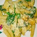 JENNIFER's cooksnap of when they made Spinach And Garlic Penne With Chicken.