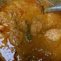 Saira Abdullah's cooksnap of when they made Aloo Chicken ka Salan.