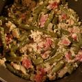 El cooksnap de Nancy Estrada cuando hizo Ejotes con huevo.
