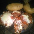 El cooksnap de kiki cuando hizo Mega hamburguesa a la pizza.