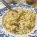 El cooksnap de Pancha TV cuando hizo Risotto de Champiñones.