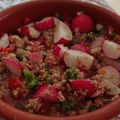 El cooksnap de alejandra cuando hizo Vinagreta de rabanitos.