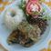 El cooksnap de Rosemarie La Torre cuando hizo Milanesas de berenjenas con ensalada vegan.