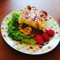 Cooksnap από Spiros Georgadakis στη συνταγή Πέννες gluten free παστίτσιο