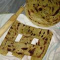 Cindy Kariuki's cooksnap of when they made Coriander garlic chapatis.
