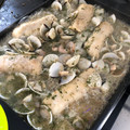 El cooksnap de Míriam Mateos cuando hizo Merluza en salsa verde con almejas y gambas 🦐.
