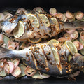 El cooksnap de Paco Collado cuando hizo Dorada al horno.