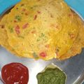 Dipika Bhalla का कुकस्नैप जब उन्होंने बेसन चीला (Besan cheela recipe in hindi) बनाया था।