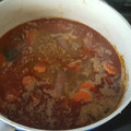 El cooksnap de Montse L. Escolano cuando hizo Lentejas con chorizo fácil.