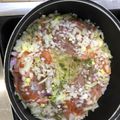 El cooksnap de gferrando cuando hizo Cocina para parejas: Salmón rosado con camarones.