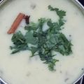 Suchi Shah's cooksnap of when they made ગુજરાતી ખાટી મીઠી કઢી (Gujarati khatti mithi kadhi).